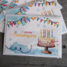 3 cartes Anniversaire - Joyeux Anniversaire